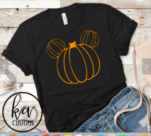 Disney Halloween Pumpkin shirt