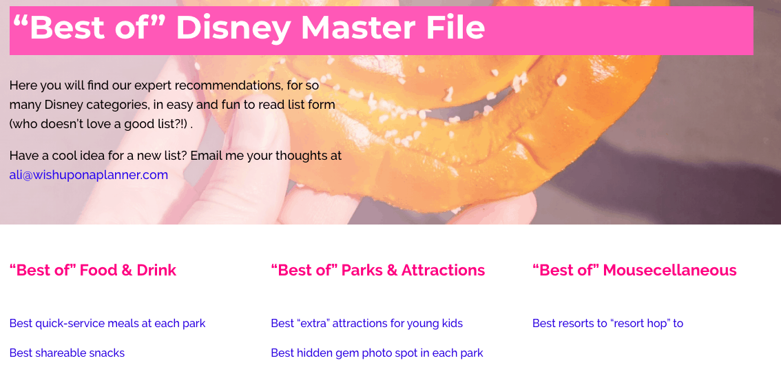 best of disney lists best of disney lists
