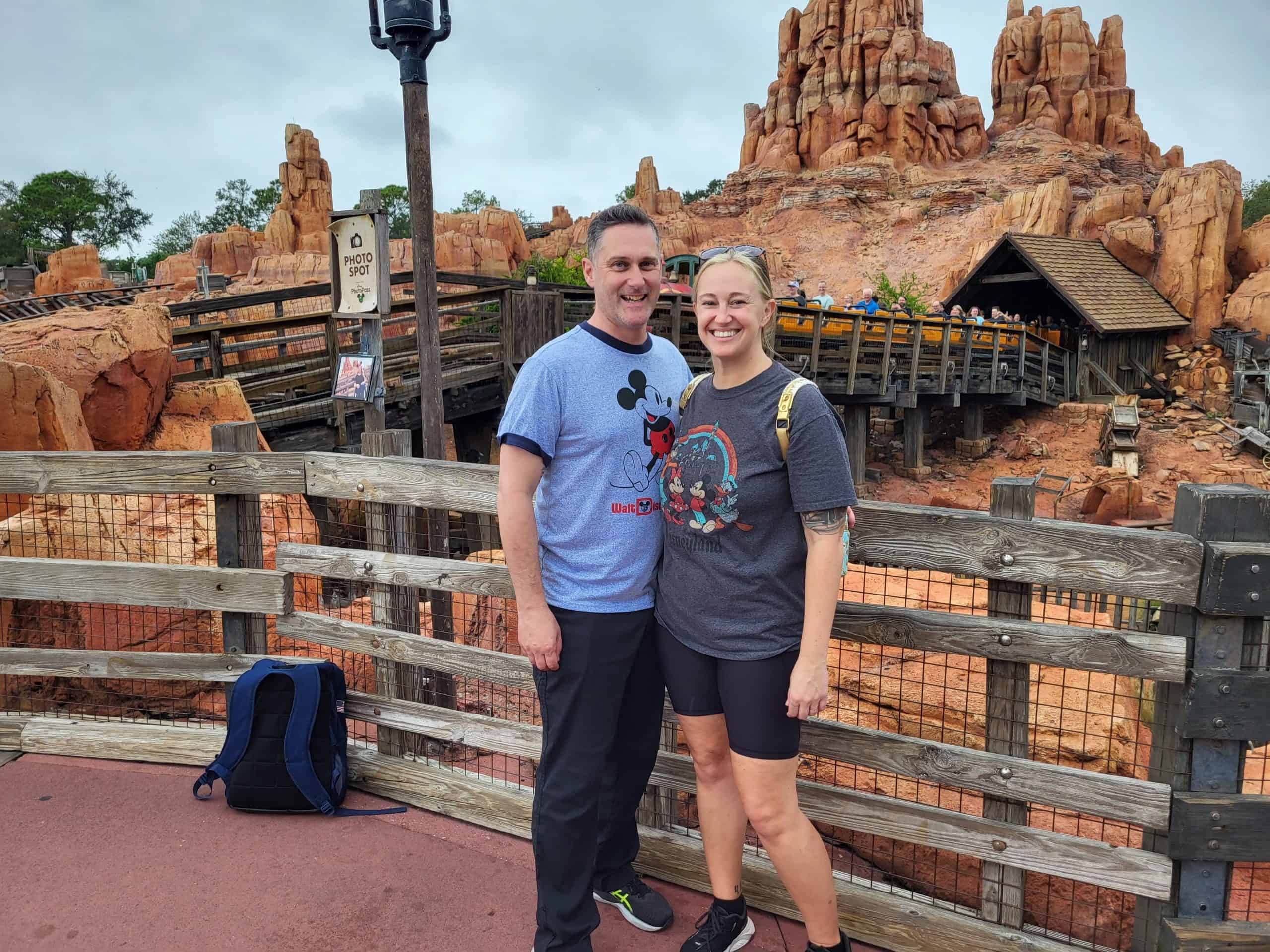 photo of couple at Disney's Magic Kingdom