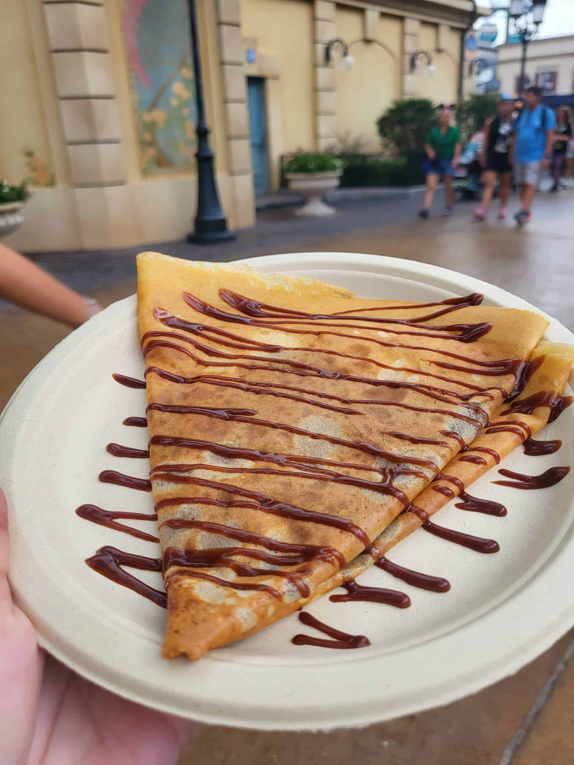 Hazelnut chocolate crepe from Crêpes À Emporter at EPCOT