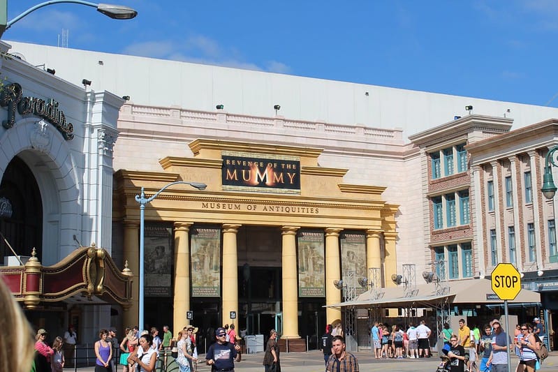 Revenge of the Mummy entrance at Universal Studios Florida