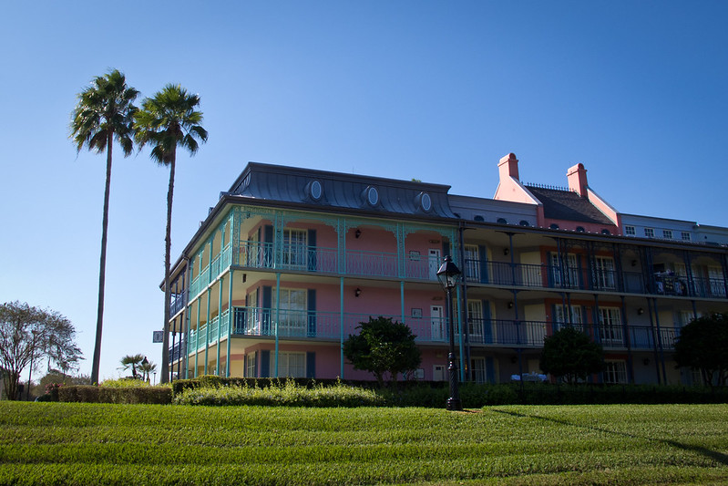 Port Orleans French Quarter building