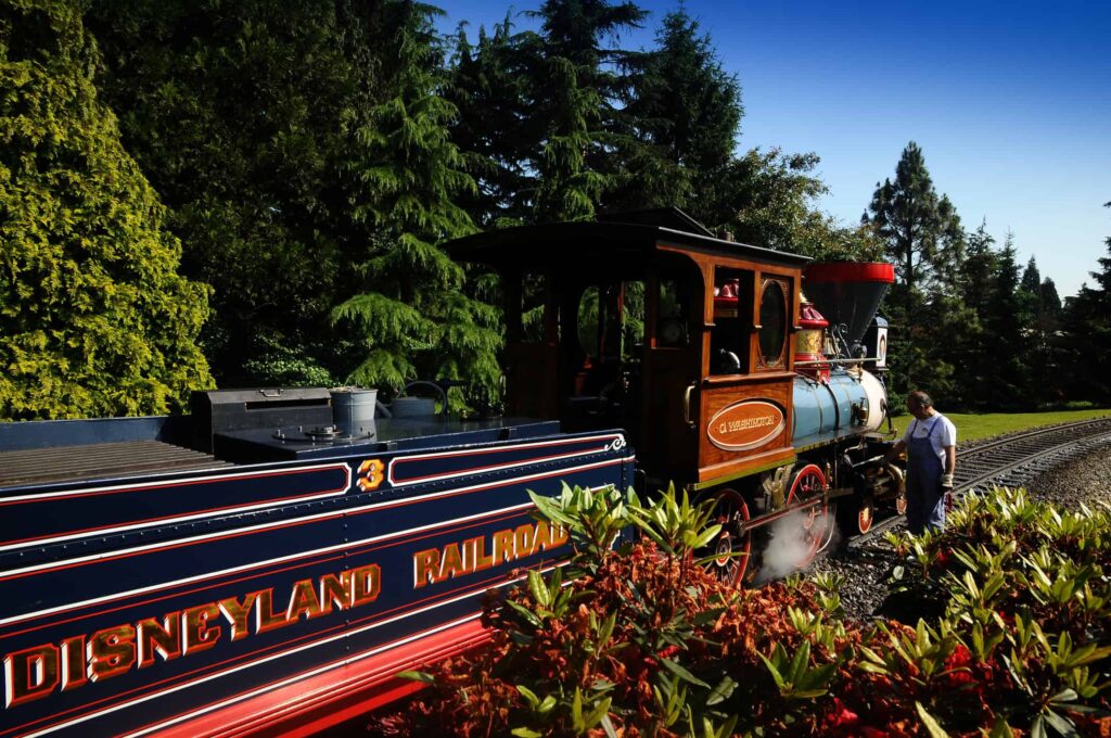 Disneyland Railroad train