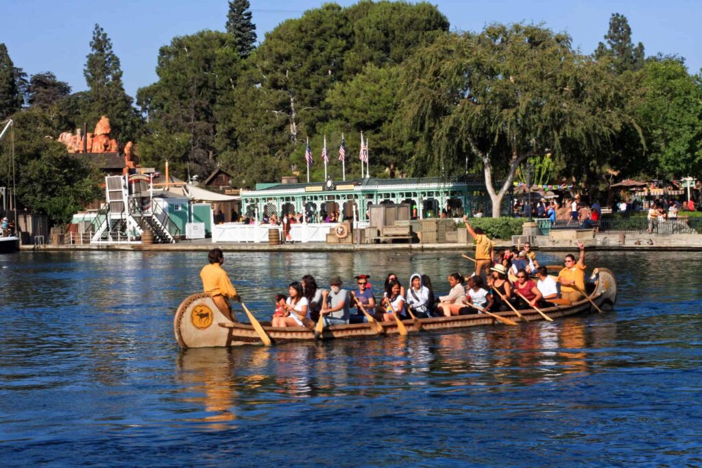 Davy Crockett's Explorer Canoes at Disneyland