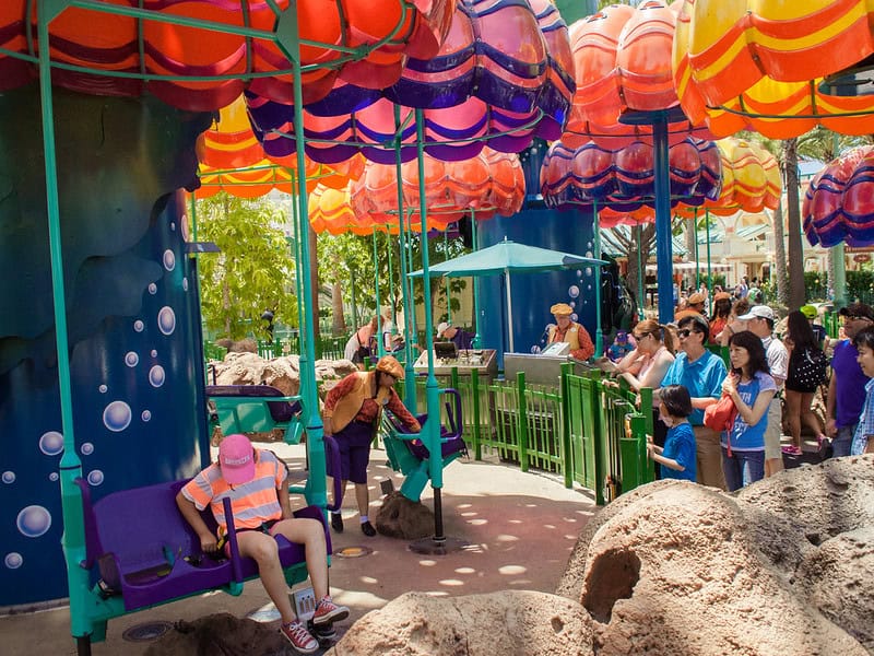 Jumpin Jellyfish ride at California Adventure