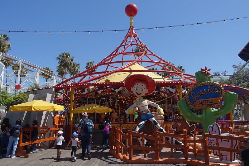 Jessie's Critter Carousel at Disney California Adventure