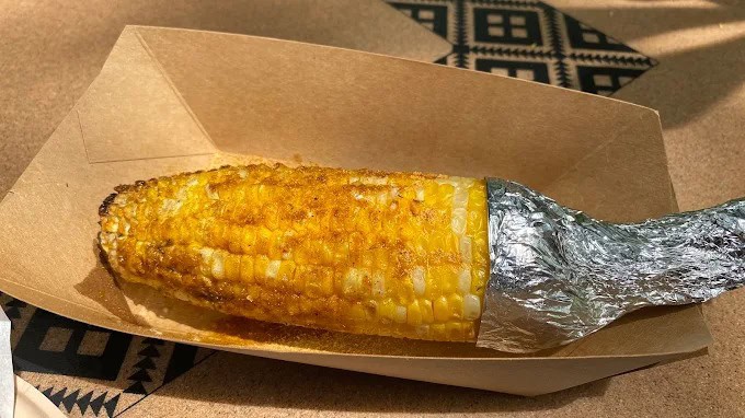 Curry Corn on the Cob at Animal Kingdom